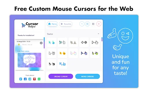 Cursor Helper: Cambia tu cursor en Chrome – Descarga Gratis - Screenshot 1