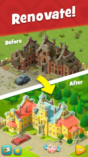 Descarga Gardenscapes Gratis: Diseña tu Jardín y Resuelve Puzzles - Screenshot 5