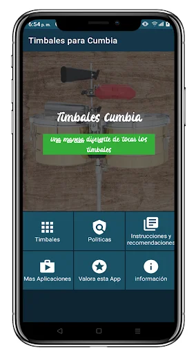 Descargar Timbales Cumbia Gratis – App de Percusión Realista - Screenshot 14