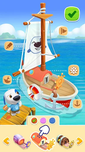 Descargar My Talking Hank: Islands – Aventura y Mascotas Gratis - Screenshot 14
