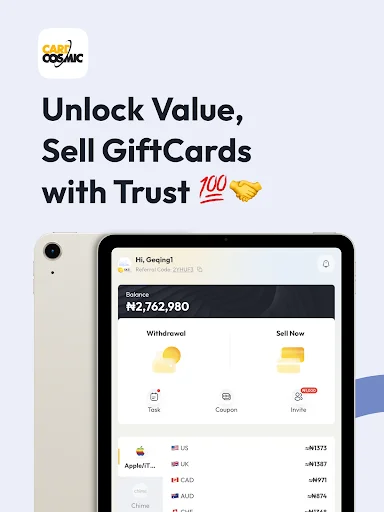 Descargar CardCosmic: Vende tus Tarjetas de Regalo de Forma Segura - Screenshot 6