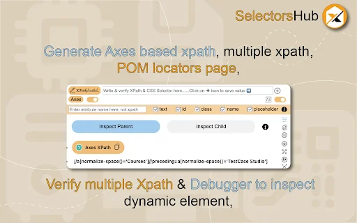 SelectorsHub: Generador de Selectores y XPath para Playwright - Screenshot 5