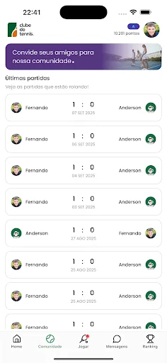 Descarga Clube do Tennis: La Comunidad Definitiva para Tenistas - Screenshot 4