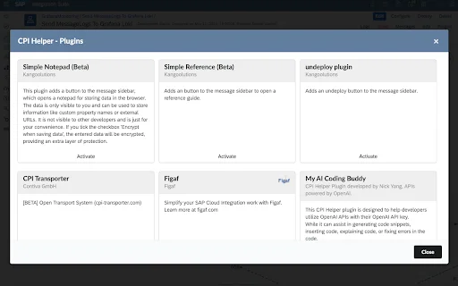 SAP CPI Helper: Optimiza Tu Flujo de Trabajo en SAP Integration - Screenshot 2