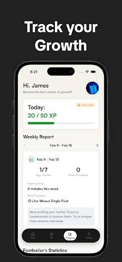 Descarga Footwork: Tu Entrenador de Fútbol IA – Mejora tus Habilidades - Screenshot 5