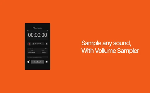Vollume Sampler: Captura y Edita Audio desde tu Navegador - Screenshot 1