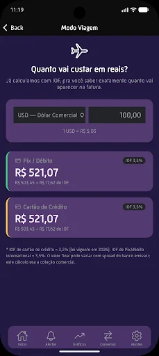 Dólar Agora: Monitorea el tipo de cambio y criptomonedas en tiempo real - Screenshot 6