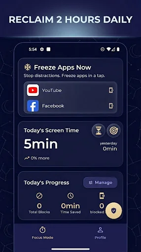 Descargar Freeze – App Lock & Blocker Última Versión – Bloquea Apps - Screenshot 1