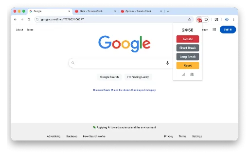 Tomato Clock: Temporizador Pomodoro Simple y Productivo - Screenshot 1