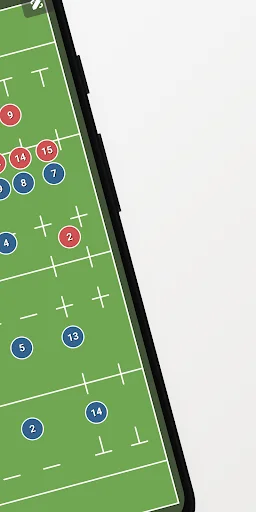 Rugby Tactic Board: Planifica tus jugadas de rugby fácilmente - Screenshot 2