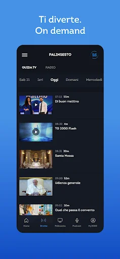 Descargar PLAY2000 APK: Tv2000 y inBlu2000 en Directo Gratis - Screenshot 3