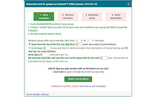 Automatización para Grupos de Facebook: Herramienta Profesional - Screenshot 1