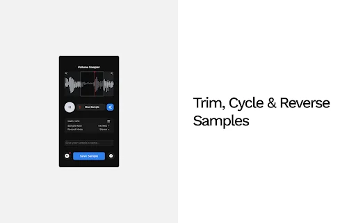 Vollume Sampler: Captura y Edita Audio desde tu Navegador - Screenshot 3
