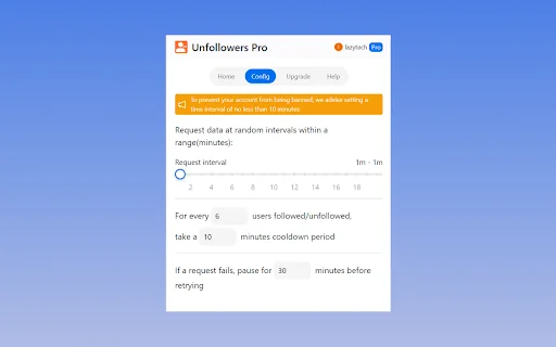 Unfollow Pro: La mejor herramienta para gestionar seguidores en Instagram - Screenshot 2