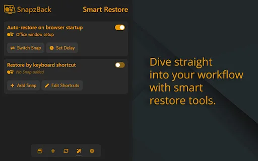 SnapzBack: Gestiona tus ventanas y pestañas de Chrome | Descarga - Screenshot 3