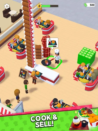 Descargar My Food Street – Gestiona tu restaurante y cocina hoy - Screenshot 16
