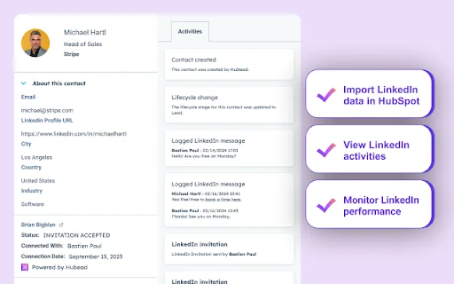 Hublead: Conecta LinkedIn con HubSpot y Automatiza tus Ventas - Screenshot 4