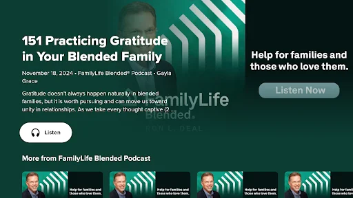 Descarga FamilyLife®: Podcasts y Devocionales Cristianos Gratis - Screenshot 12