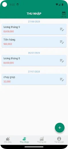 Descarga Thu Chi Gratis: Gestión de Ingresos y Gastos Diarios - Screenshot 4
