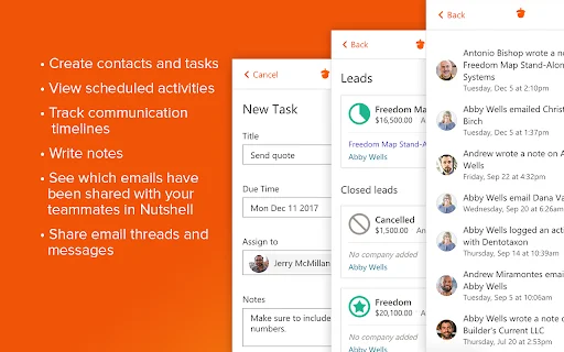 Nutshell CRM para Gmail: Optimiza tus Ventas y Productividad - Screenshot 3
