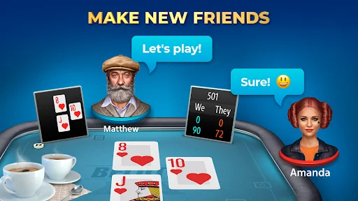 Descarga Belote & Coinche by Pokerist: El Mejor Juego de Cartas - Screenshot 19