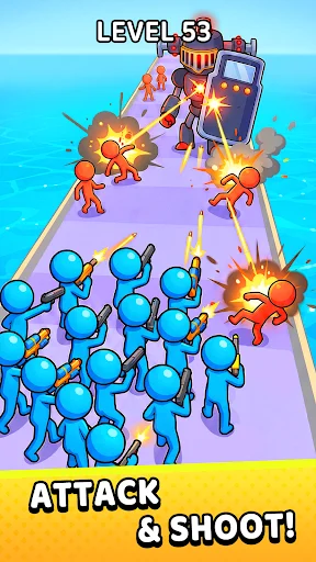 Descarga Crowd Run: Mini Games – Diversión Offline y Puzzles - Screenshot 1