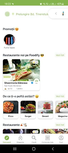 Descargar Foodify.ro: Pide Comida a Domicilio en Vâlcea Rápido - Screenshot 2