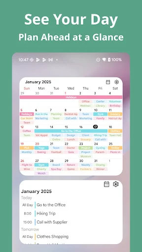 Simple Calendar: Agenda Limpia y Minimalista – Descarga Gratis - Screenshot 2