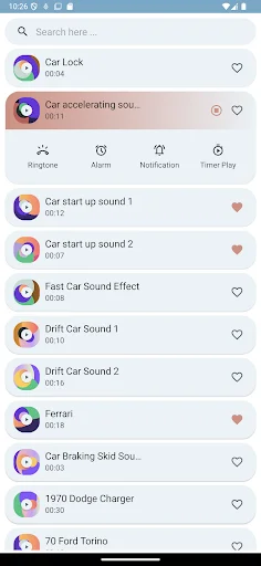Descargar Car Sounds Gratis – Mejores Tonos de Motor y Coches - Screenshot 4