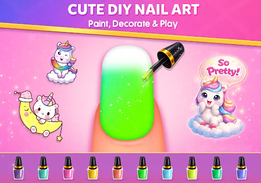 Nail Salon: Makeover Games – Diseño de Uñas Creativo y Divertido - Screenshot 17