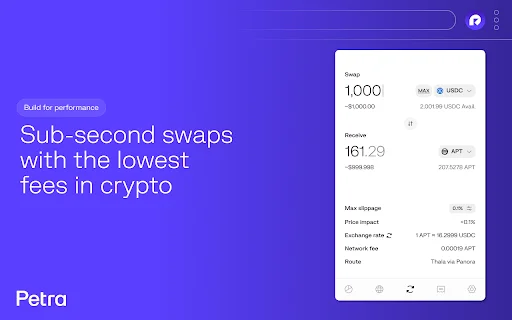 Descargar Petra Aptos Wallet: Tu Billetera Web3 Rápida y Segura - Screenshot 4