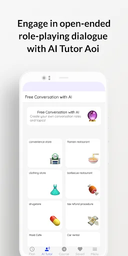Japanese Speak: Aoi – Domina el Japonés con IA Conversacional - Screenshot 3