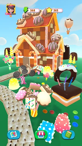 Descargar Sweet Merge Land – Reconstruye el Reino de Dulces - Screenshot 7