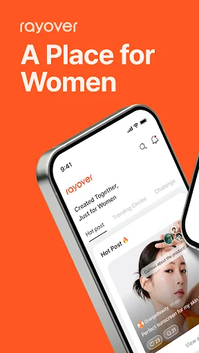 Descarga Rayover: La Comunidad Exclusiva para Mujeres – Gratis - Screenshot 1