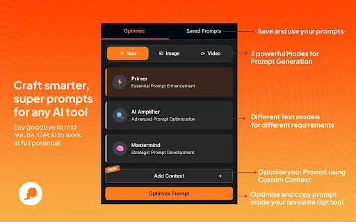Prompt Genie: Optimiza tus Prompts para IA – Descarga Gratis - Screenshot 2