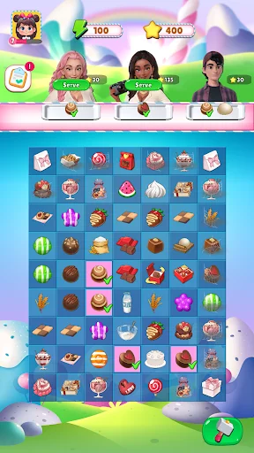 Descargar Sweet Merge Land – Reconstruye el Reino de Dulces - Screenshot 1