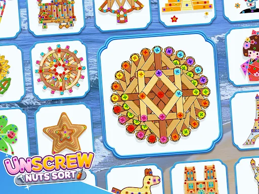 Descarga Unscrew Nuts Sort: Pin Puzzle – El Mejor Juego de Ingenio - Screenshot 14