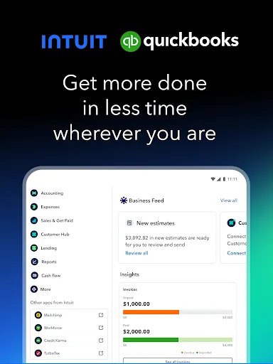 Descarga Intuit QuickBooks: Contabilidad y Facturación Móvil - Screenshot 9