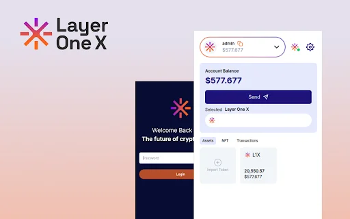 Descargar x_Wallet: Billetera Cripto Multicadena Segura y Rápida - Screenshot 2