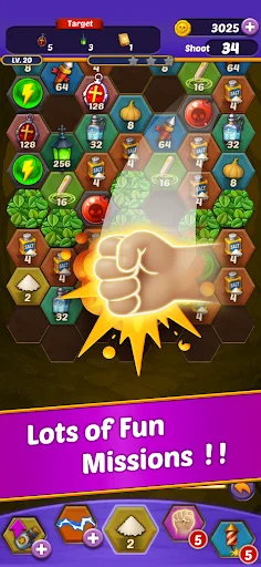 Descargar Shoot The Monster – El Mejor Juego de Puzzle 2048 Gratis - Screenshot 3
