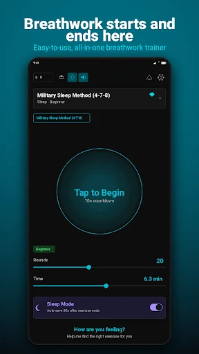 Breathwork Pro: Ejercicios de Respiración – Mejora tu Salud Hoy - Screenshot 1
