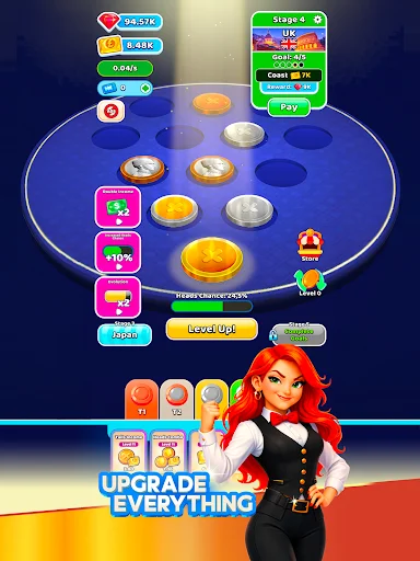 Descargar Idle Coin Flip: Clicker – Juego Idle Gratis en Español - Screenshot 10