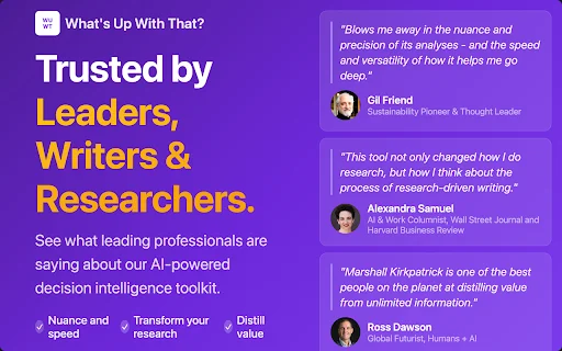What’s Up With That? – Resume artículos y videos al instante - Screenshot 3