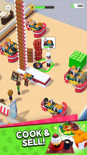 Descargar My Food Street – Gestiona tu restaurante y cocina hoy - Screenshot 10
