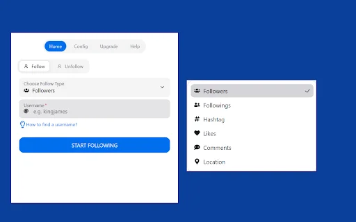 IG Auto Follower: Crece en Instagram Fácilmente – Extensión Chrome - Screenshot 1