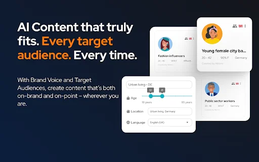 neuroflash: IA con paneles de audiencia y Brand Voice para México - Screenshot 3