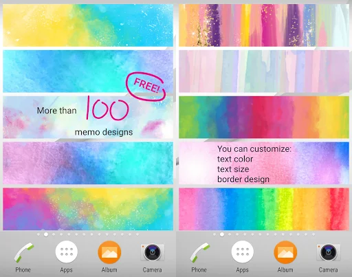 Descargar Sticky Memo Watercolor 2 – Notas Adhesivas Gratis - Screenshot 9