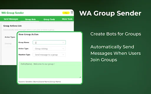WAWebSender: Envía Mensajes Masivos a Grupos de WhatsApp – Descarga - Screenshot 4