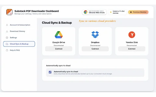 Substack PDF Downloader: Guarda tus newsletters en PDF y más - Screenshot 4