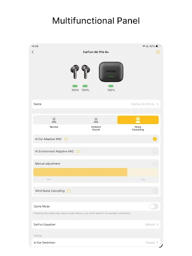 Descarga EarFun Audio: Controla tus auriculares y mejora el sonido - Screenshot 9